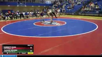 126 lbs Placement Matches (8 Team) - Garrett Dunn, Dade County vs Thomas Golden, Fannin County HS