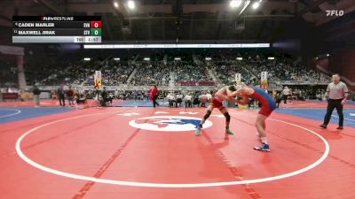 4A-132 lbs Champ. Round 1 - Maxwell Jirak, Star Valley vs Caden Marler, Evanston