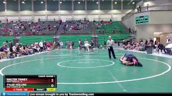 190 lbs Round 1 (16 Team) - Walter Tinney, West Forsyth vs Tyler Hollins, East Coweta HS