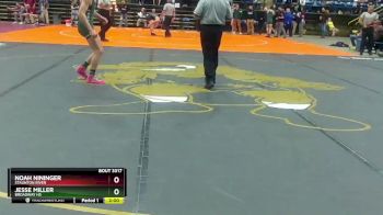 3 - 132 lbs Semifinal - Noah Nininger, Staunton River vs Jesse Miller, Broadway HS