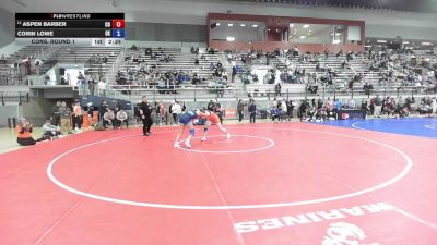 U23 Women - 68 lbs Cons. Round 1 - Aspen Barber, CO vs Corin Lowe, OK