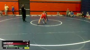 132 lbs Semifinal - Liam Durman, Everett Wrestling vs Caleb Wright, Mortimer Jordan High School