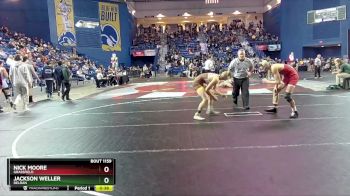 132 lbs Cons. Round 2 - Jackson Weller, Delran vs Nick Moore, Grassfield