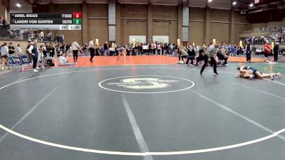 140 lbs Semifinal - Landri Von Gonten, College Park vs Ariel Biggs, Fort Osage