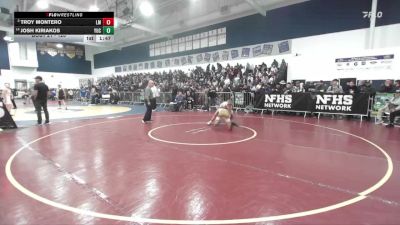 120 lbs Champ. Round 1 - Troy Montero, La Mirada vs Josh Kiriakos, Yucaipa