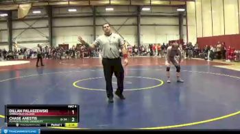 184 lbs Prelim - Dillan Palaszewski, Springfield College vs Chase Anestis, Plymouth State University