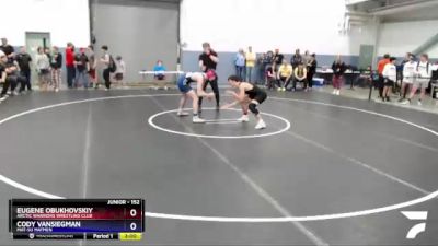 152 lbs X Bracket - Eugene Obukhovskiy, Arctic Warriors Wrestling Club vs Cody VanSiegman, Mat-Su Matmen