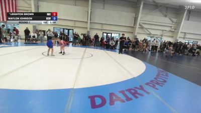 85 lbs Round 1 - Leighton Brown, Northside Wrestling Club vs Waylon Johnson, Box Elder Stingers Wrestling