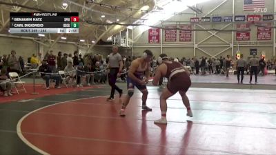 285 lbs Semifinal - Carl DiGiorgio, Coast Guard vs Benjamin Katz, Springfield