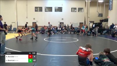 100 lbs Rr Rnd 3 - Harrison Buroker, Warrior RTC K-8 vs Jax Brentzel, ACES K-8