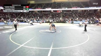 II-215 lbs Cons. Round 4 - Warren Pray, Ausable Valley vs David Frazee, Southern Hills