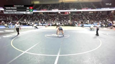II-215 lbs Cons. Round 4 - Warren Pray, Ausable Valley vs David Frazee, Southern Hills