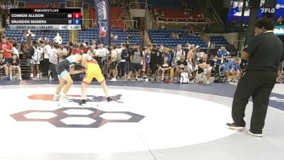 138 lbs Cons. Sub-rd Of 64 - Connor Allison, MD vs Brandon Madera, CT