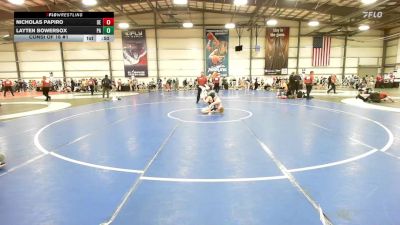 126 lbs Consi Of 16 #1 - Nicholas Papiro, DE vs Layten Bowersox, PA