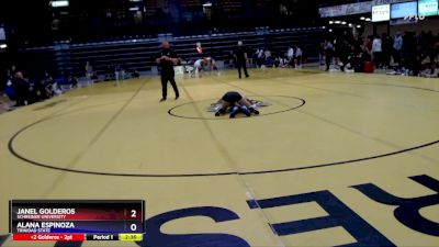 109 lbs Cons. Round 1 - Janel Golderos, Schreiner University vs Alana Espinoza, Trinidad State