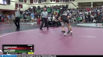 113 lbs Round 1 - Jackson Knapp, Lisbon vs Mayes Weber, Union, LaPorte City