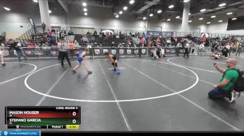 97 lbs Cons. Round 3 - Mason Houser, IA vs Stefano Garcia, FL