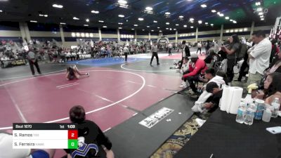 101 lbs Semifinal - Sky Ramos, Too Much Mana vs Shaniah-Lee Ferreira, Hawaii Island WC