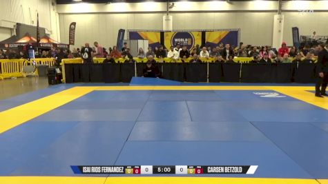 Carsen Betzold vs Isai Rios Fernandez 2024 World IBJJF Jiu-Jitsu No-Gi Championship