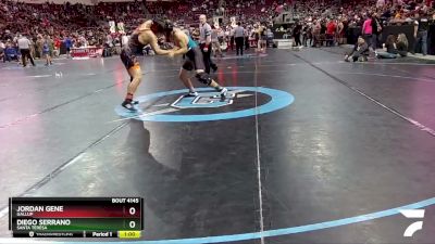 4A 189 lbs Cons. Round 1 - Jordan Gene, Gallup vs Diego Serrano, Santa Teresa