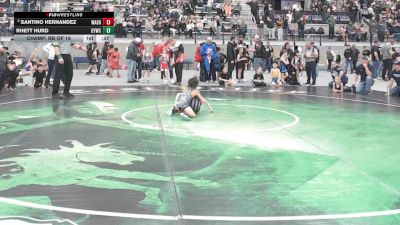 49 lbs Champ. Rd Of 16 - Rhett Hurd, Grangeville Youth Wrestling Club vs Santino Hernandez, Washington