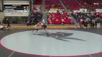 184 lbs Champ. Round 1 - Brandon Lloyd, McKendree vs Creyo Koop, NEO