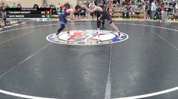 110 lbs Champ. Round 2 - Jack Minter, Unattached vs Coleman McNutt, Wayzata Youth Wrestling
