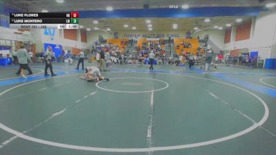 106 lbs 1st Place Match - Luke Montero, La Mirada vs Luke Flores, Huntington Beach