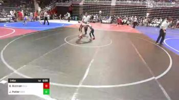 54 lbs Quarterfinal - BrocLee Butman, Columbia WC vs Jayce Potter, Green River Grapplers