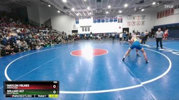 150 lbs Quarterfinal - William Alt, Kelly Walsh vs Waylon Milnes, Wheatland