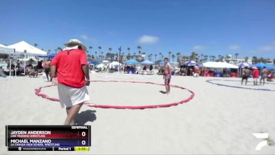 70 kg Semifinal - Michael Manzano, La Canada High School Wrestling vs Jayden Anderson, Live Training Wrestling