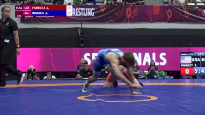 61 kg Semifinal - Jax Forrest, USA vs Joshua Kramer, ECU