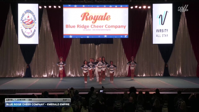 Blue Ridge Cheer Company - Emerald Empire [2026 L1 Junior - D2 Day 1 ...
