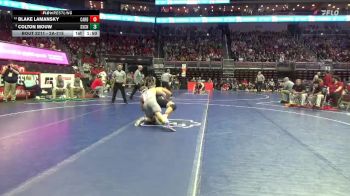 2A-215 lbs Champ. Round 2 - Colton Mouw, Sioux Center vs Blake Lamansky, Cardinal Community