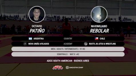 Octavio Patiño vs Maximiliano Rebolar 2025 ADCC South American Championship