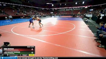 D2-285 lbs Cons. Round 1 - Ben Roman, Sturgeon Bay/Sevastopol vs Jae`Shaun Thomas, Catholic Memorial