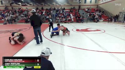 225 lbs Semifinal - Carlisle Holman, Port Angeles Wrestling Club vs Cody Partlow, Naches Tough Guys Wrestling