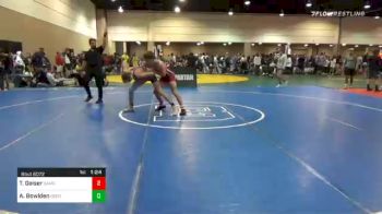 152 lbs Quarterfinal - Tate Geiser, Samurai Wrestling Club vs Austin Bowlden, Georgia