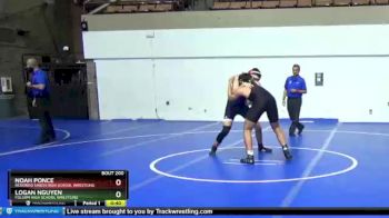 182 lbs Cons. Round 2 - Noah Ponce, Redondo Union High School Wrestling vs Logan Nguyen, Folsom High School Wrestling