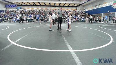 58 lbs Semifinal - Tyde Begley, Choctaw Ironman Youth Wrestling vs Maxwell Roy, Standfast OKC