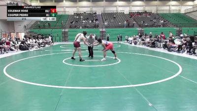 215 lbs Quarters & 1st Wb (16 Team) - Cooper Pedro, Hillgrove vs Coleman Rose, Walton