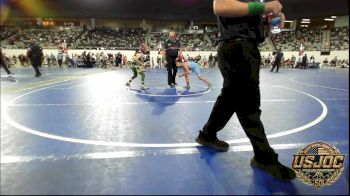 80 lbs Consi Of 8 #1 - Kolbie Davis, Powerhouse Gold vs Dawson Long, Standfast