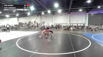 72 lbs Round Of 16 - Jade Jenkins, Viper Wrestling vs Riley Carrasco, Tucson Cyclones