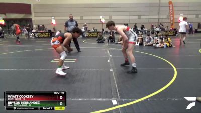 145 lbs Finals (8 Team) - Wyatt Cooksey, Death Squad vs Bryson Hernandez, Team Gotcha Blue