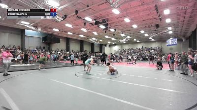 125 lbs Rr Rnd 1 - Jordan Stevens, Roundtree Wrestling Academy vs Paige Sandlin, Rabbit Wrestling Club