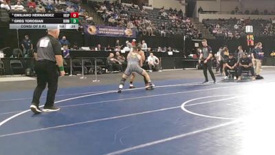 150 lbs Consi Of 8 #2 - Emiliano Hernandez, Hesperia (SS) vs Greg Torosian, Birmingham (LA)
