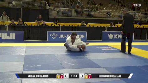 Solomon Rich Gallant vs Nathan Joshua Allen 2025 Pan Jiu Jitsu IBJJF Championship