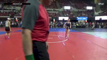 137 lbs Cons. Semi - Trinity Stoner, East Helena Outlaws vs Neveah Spille, Conrad Wrestling Club