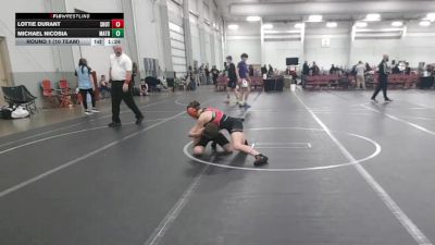 98 lbs Round 1 (10 Team) - Lottie Durant, Team Shutt vs Michael Nicosia, Mat Assassins Black