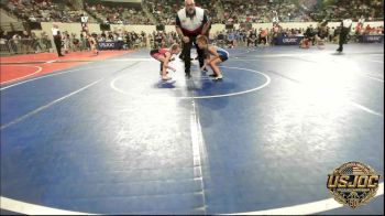 57 lbs Round Of 16 - Rowan Falcon, Division Bell Wrestling vs Preslie Dickerson, Blue Devil Wrestling